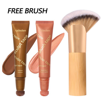 Sculpt Tape & Blush Duo – Blush and Bronzer